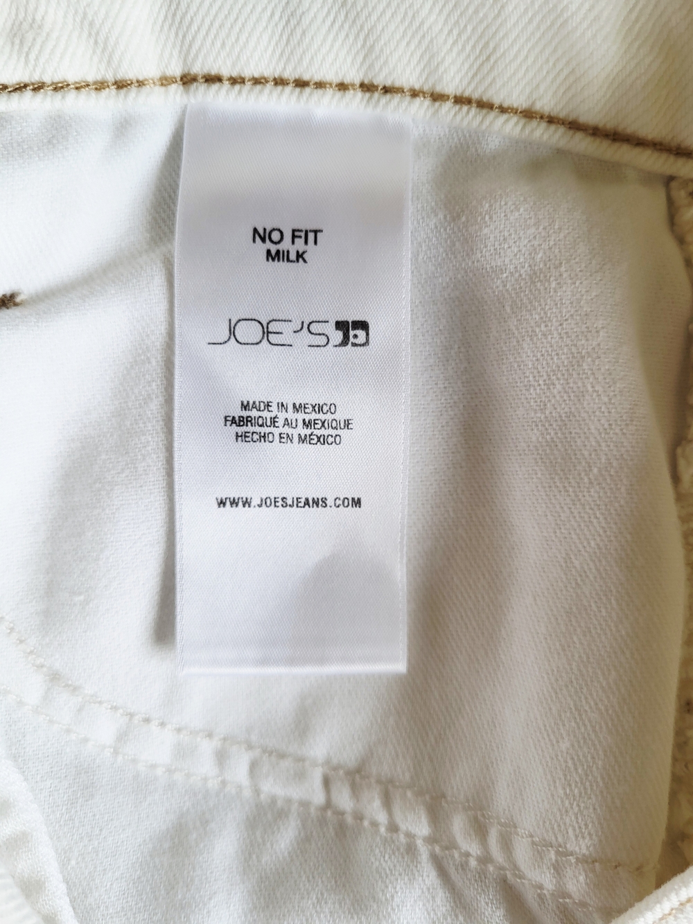 NWT Joe's Jeans The Baggy Carpenter Pant Sz 28 Milk Off White Wide Straight $228 - Picture 8 of 12